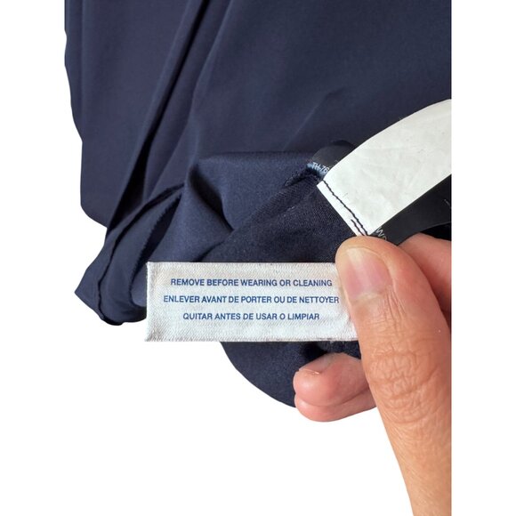 Tommy Hilfiger navy blue sleeveless V-neck tank top size M - Picture 5 of 7